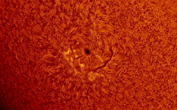 2017.08.05 Sun AR2670 H-Alpha - астрофотография