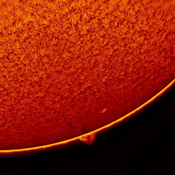 2018.05.13 Sun H-Alpha prominence - астрофотография