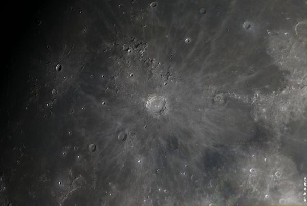 Region of the Copernicus crater. November 8, 2019, 21:39 - астрофотография