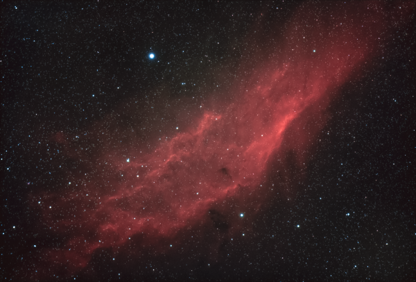 NGC 1499. Туманность Калифорния. - астрофотография