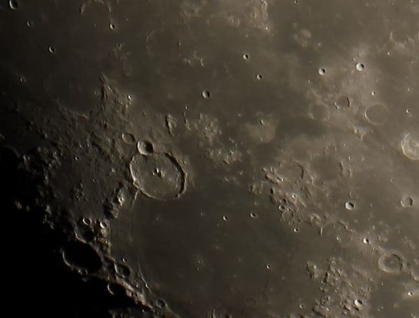 Gassendi crater - астрофотография