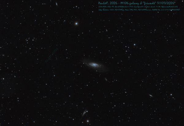 M106 and "friends" - Astrophotography