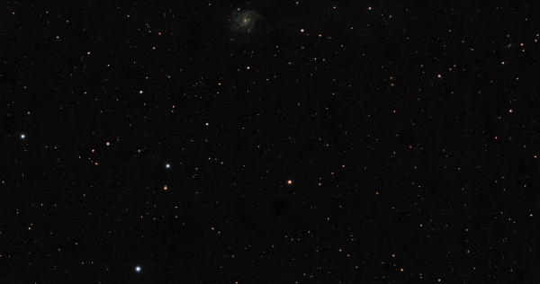 сверхновая на объектив с линзами из бутылочного стекла - астрофотография