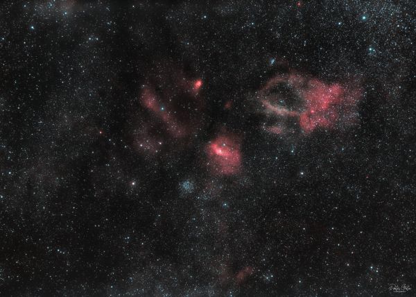 NGC 7635, The Bubble Nebula - астрофотография