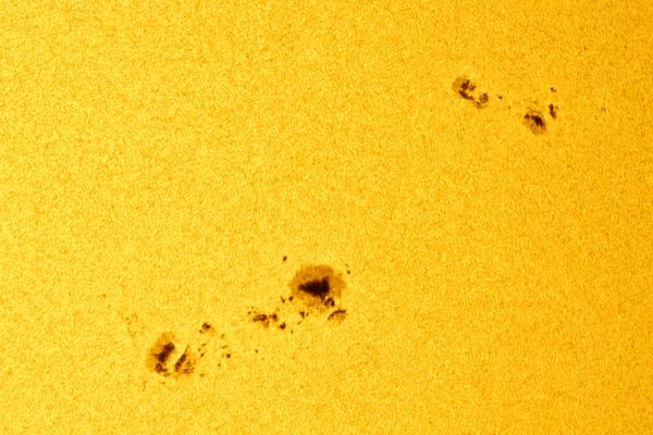 Sunspot groups 4506-4507 and 4510 - Astrophotography