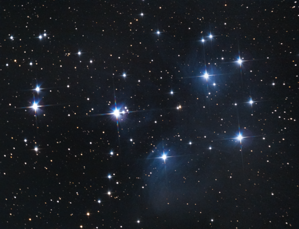The Pleiades M 45 - астрофотография