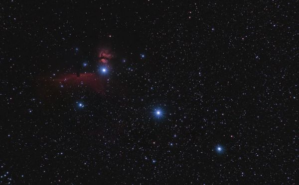 Пояс Ориона - астрофотография