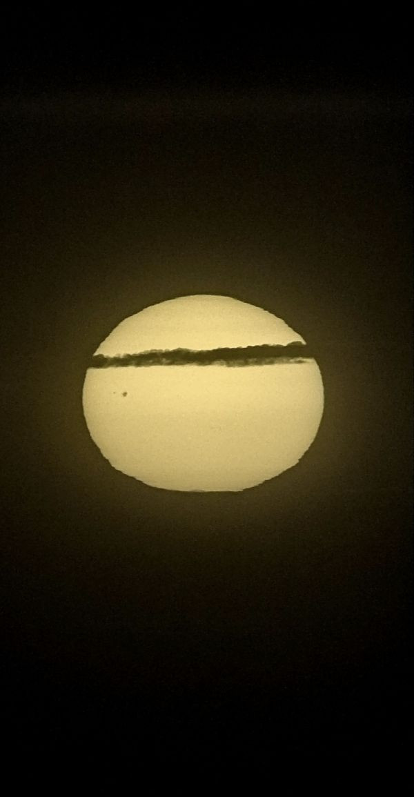 Sunset Sun through Seestar S30 Pro - Astrophotography