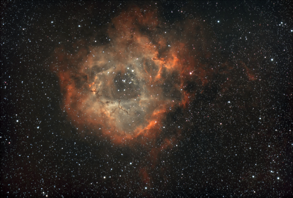 Туманность Розочка оннаже Розетта, оннаже Розетка! NGC2244 -центр!) - астрофотография