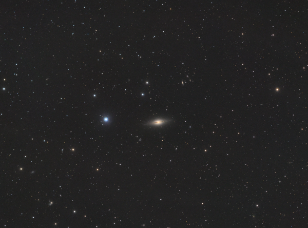 NGC7814 в Пегасе - астрофотография