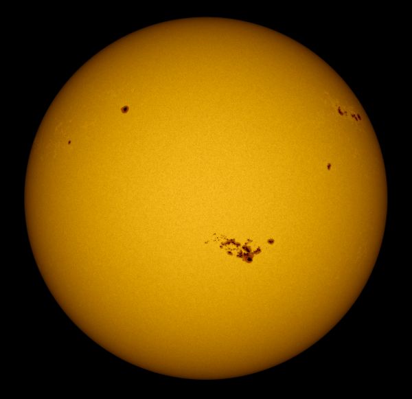 Полный диск Солнца за 8 Мая - астрофотография