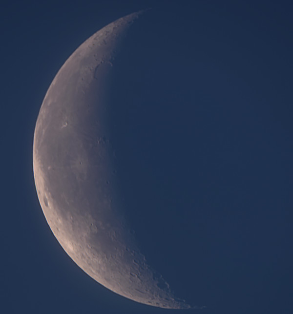 Moon phase = -27%. 08:50 Moscow time. 14.12.2025 - Astrophotography