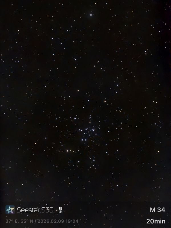 M 34 (NGC 1039) - Seestar S30 - Astrophotography