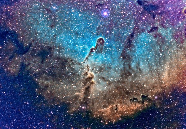 IC1396 - The Elephant´s Trunk Nebula in SHO - астрофотография