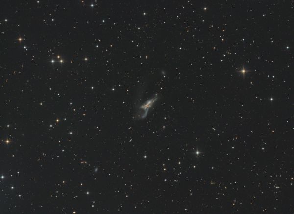 NGC 520 (Arp157) "Столкновение миров" - астрофотография