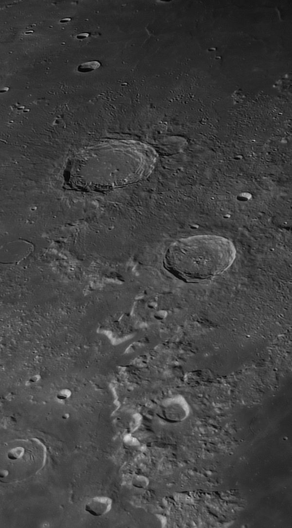 Crater Aristotle and neighbors - Astrophotography