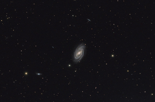 Galaxy M109 and Its Neighbors (Crop) - Astrophotography