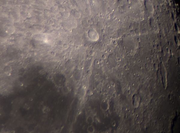 Окрестности кратера Тихо - астрофотография
