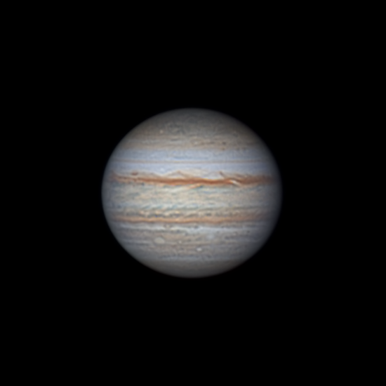 Юпитер 19.08.22 (3:19) - астрофотография