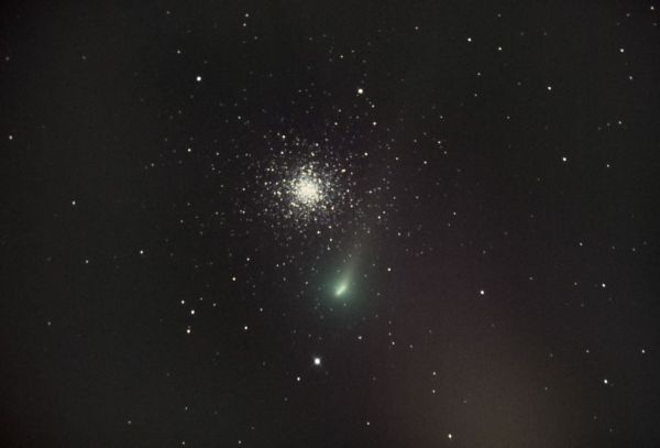 C/2021 A1 Leonard & Messier 3 - астрофотография