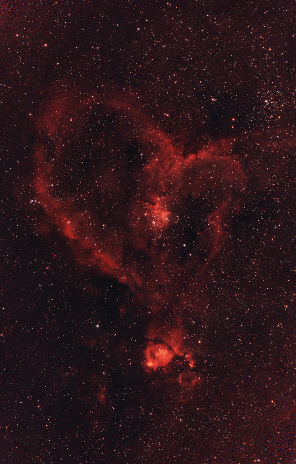 Heart nebula - Astrophotography
