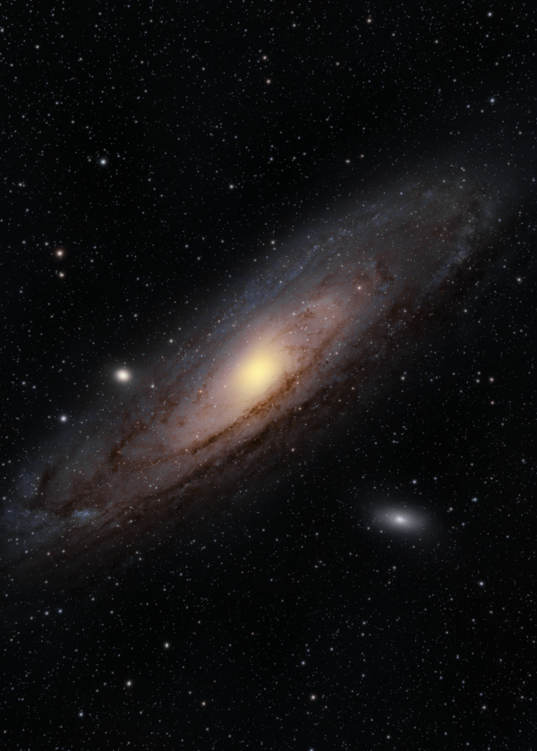 Галактика Андромеды (Туманность Андромеды, M 31) - астрофотография