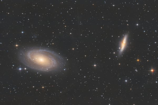 Galaxies M81 and M82 in Ursa Major - Astrophotography