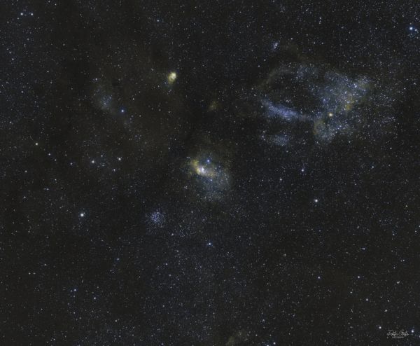 NGC 7635, The Bubble Nebula - астрофотография