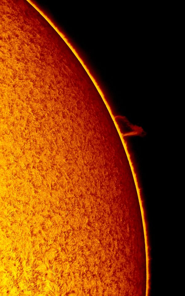 2017.05.06 Sun H-Alpha armchair prominence - астрофотография