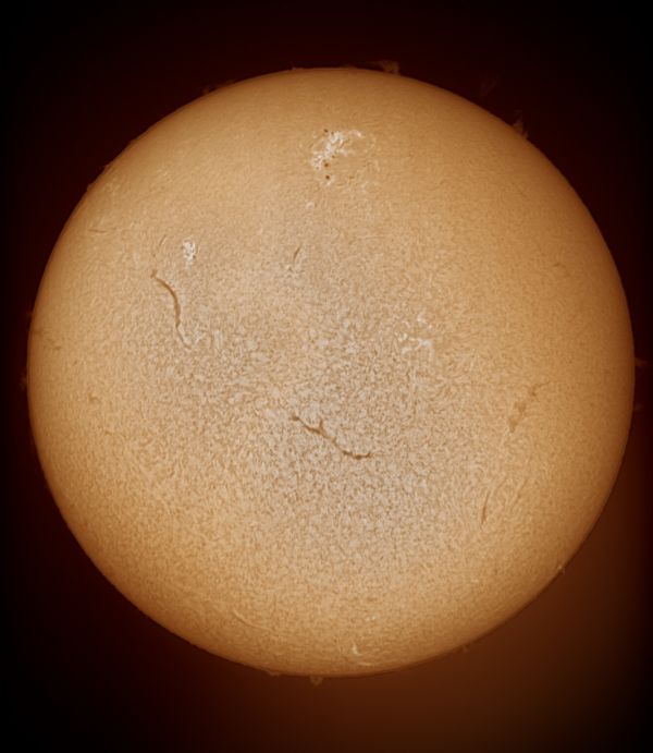 The Sun 09-04-23 colorized - астрофотография
