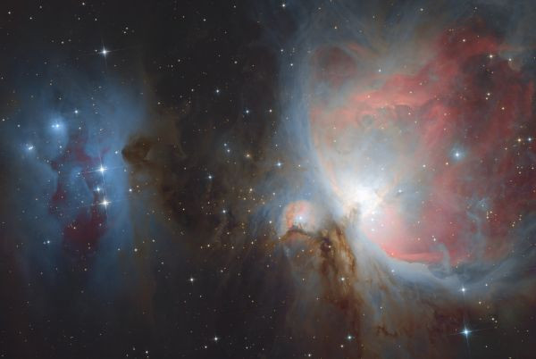 The Great Orion Nebula (M42), de Mairan's Nebula (M43), the Running Man Nebula - Astrophotography