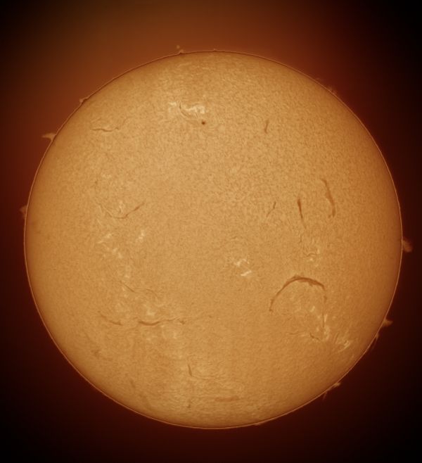 The Sun 24-04-23 colorized - астрофотография