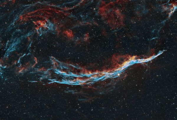 Туманность Ведьмина метла (NGC 6960) - астрофотография