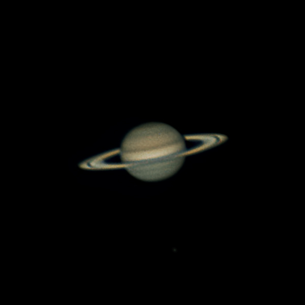 Сатурн и Титан 15.08.23 - астрофотография
