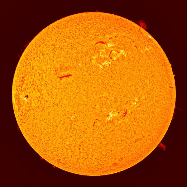 Солнце. Хромосфера - астрофотография