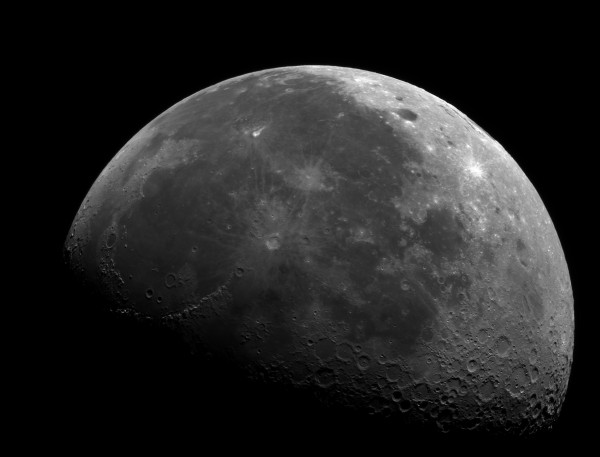 3-panel lunar mosaic - Astrophotography