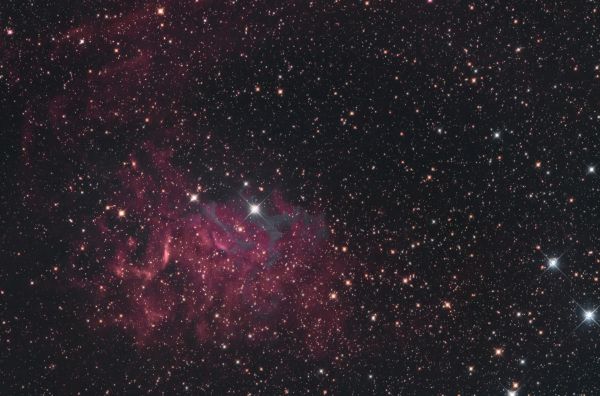 IC405 Flaming Star Nebula  - астрофотография