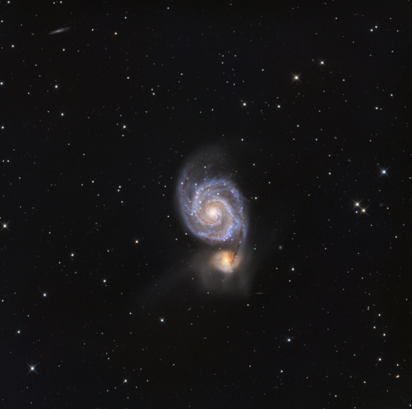 M51, Галактика Водоворот - астрофотография