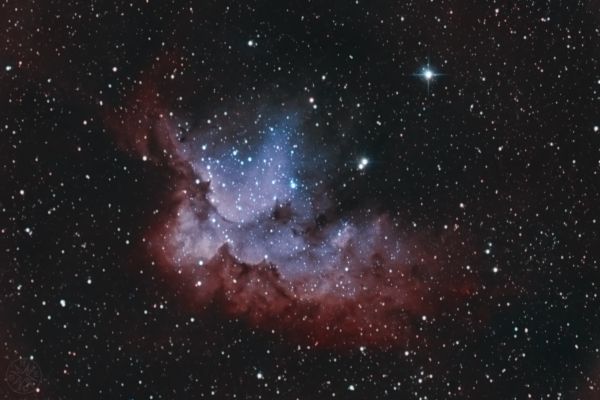 NGC 7380 Wizard Nebula - астрофотография