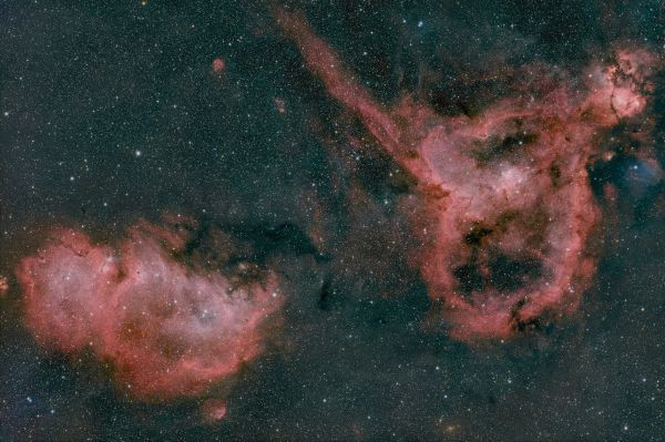 IC 1805 & IC 1848 Soulful Heart - Astrophotography