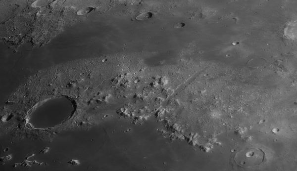 Plato crater - астрофотография