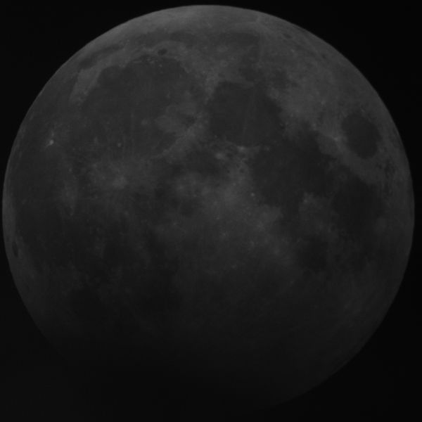 Лунное затмение 28.10 - астрофотография