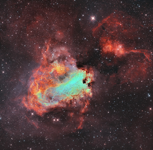 M 17 or NGC 6618, the 