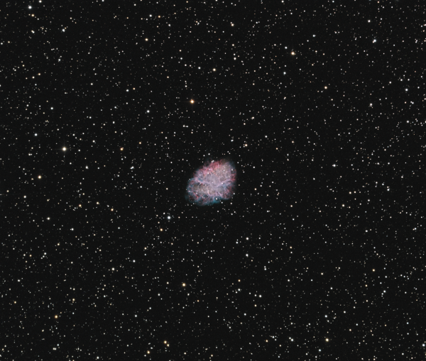 M1 crab planetary H_ OIII_RGB - астрофотография