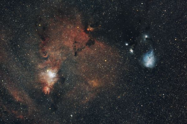 NGC2264_IC447 Рождественская ёлка в рождественскую ночь - астрофотография