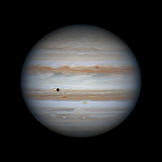 Jupiter 08.01.2026. Io covers its own shadow. - Astrophotography