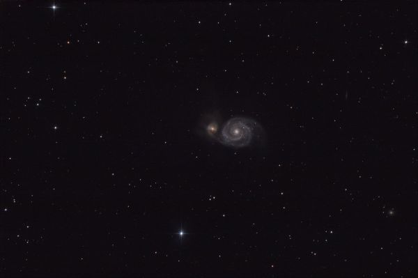 M51 - Галактика "Водоворот" - астрофотография