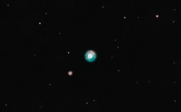 NGC 2392 или планетарная туманность Эскимос - астрофотография