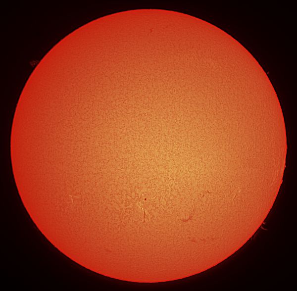 Солнце перед коронарным выбросом массы - астрофотография