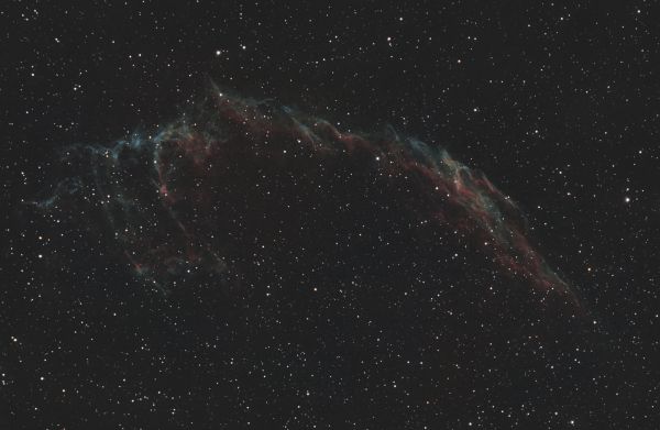 Туманность восточная Вуаль (NGC 6992) - астрофотография